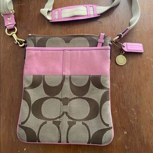 Coach Signature Crossbody Shoulder Bag